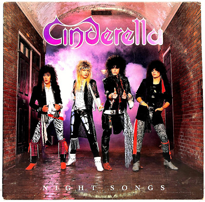 Cinderella Night Songs 1986 Vinyl Mercury Records 1st Press