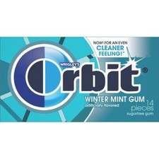 Orbit Wintermint Sugar Free Chewing Gum 12 Packs Free Shipping