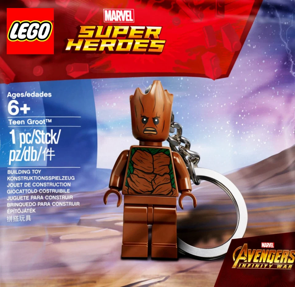 LEGO Gear / Key Chains / Marvel Super Heroes #5005244 - Teen Groot - 100% NEW - Photo 1/1