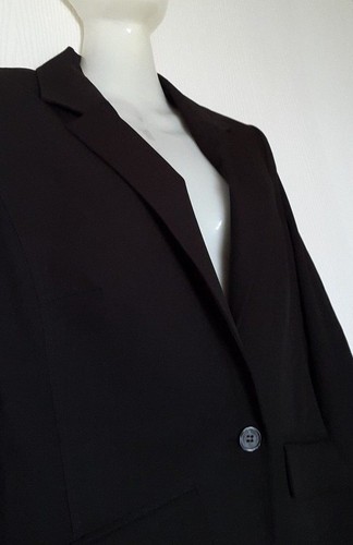TORRENTE VESTE TAILLEUR MANCHES LONGUES TAILLE FR40-EU38 NOIR - Picture 3 of 11