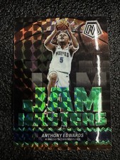 2023-24 Mosaic Jam Masters Anthony Edwards Green Mosaic Prizm #17
