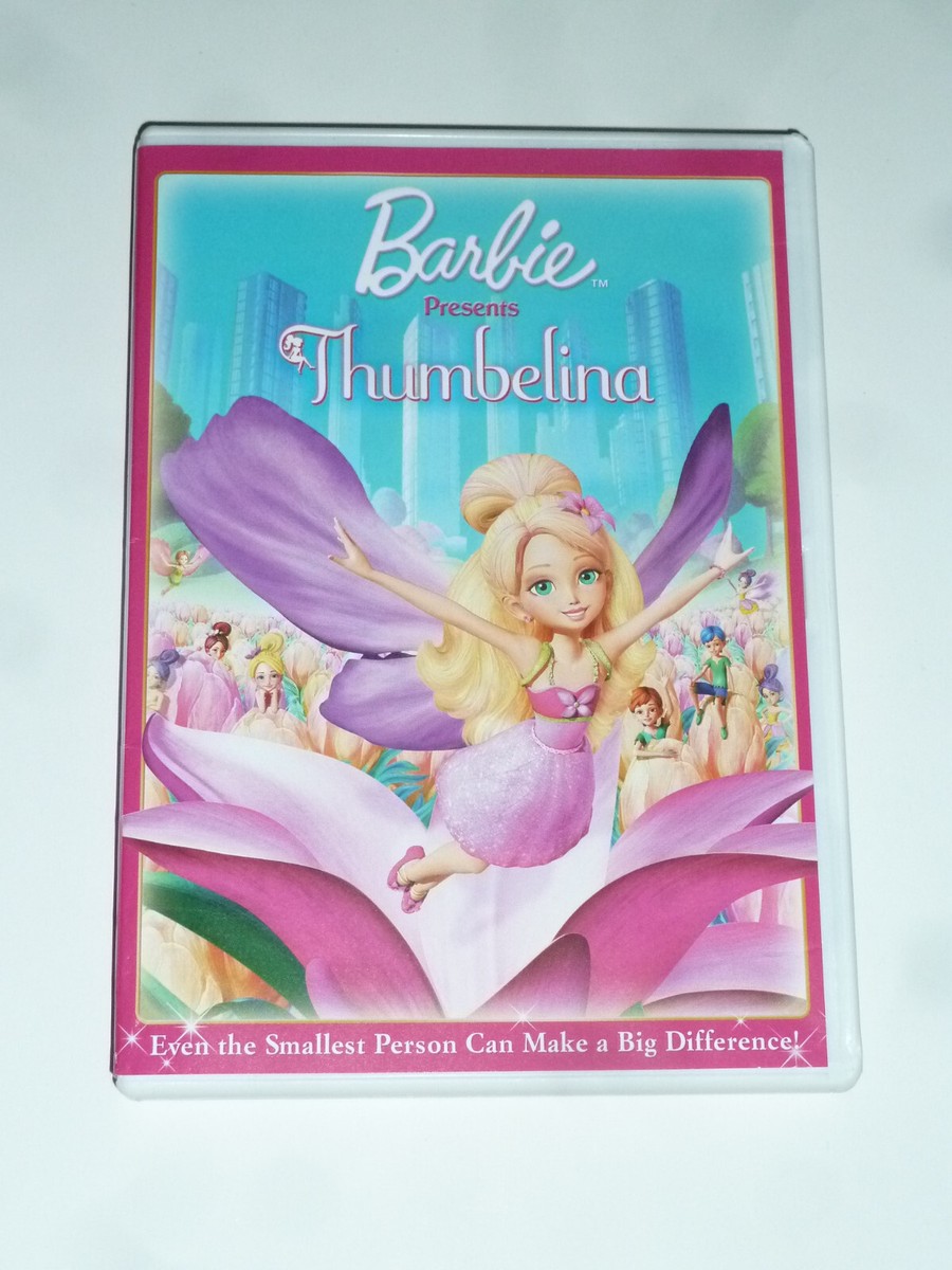 Barbie Presents Thumbelina DVD kids cartoon movie girls