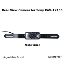 New Rear View Camera Backup License Plate Night for Sony XAV-AX100 XAVAX100