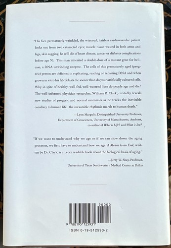 A Means To an End.William R. Clark.1999. Brand New - Picture 3 of 5