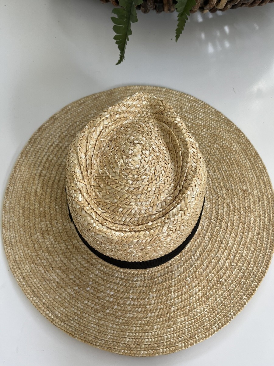 NWOT Women\'s BRIXTON Joanna Panama Straw Hat Sz M NWOT Women main image 3