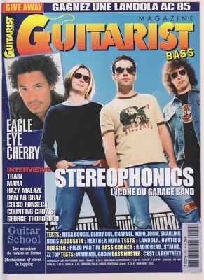 GITARRIST & BASS N°159 STEREOPHONICS / EAGLE EYE CHERRY / DAN AR BRAZ / TRAIN