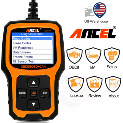 Car Engine Scanner Automotive Diagnostic Tool OBD2 Code Reader Multi Languages