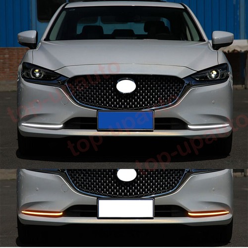 Feux Antibrouillard LED Pour Mazda 6 2018-2021 - Lampes De Jour DRL Clignotant - Paire Neuve