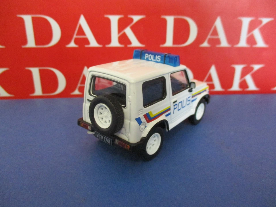 Die cast 1/43 Modellino Auto Polizia Police Suzuki Samurai Malesia - Immagine 3 di 4
