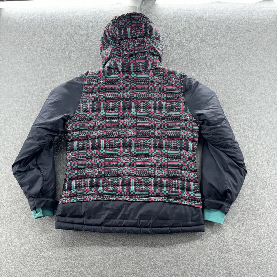 Spyder Niños Niñas Talla L Nativo Azteca Capucha Puffer Chaqueta Cremallera Completa Foto 2 de 4