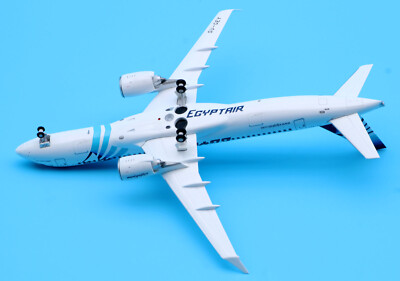 JC Wings 1 200 Egyptair Airbus A220-300 Diecast Aircraft
