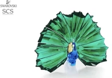 NIB Swarovski SCS 2015 Signed Peacock Arya Retired Crystal Figurine #5063694