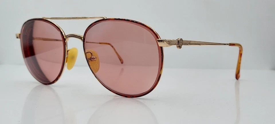 Gafas de sol Harley Davidson HD22 marrón dorado piloto metal Italia SOLO MARCOS Foto 2 de 4