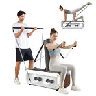 Kingsmtih Fitness Bench with Cable System,Multifunctional Exercise Equipment