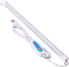 12 Inch Dimmable under Cabinet Lighting, 3 Color Temperature Portable USB