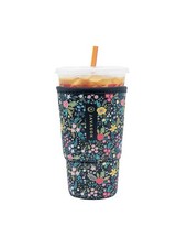 Java Sok Iced Coffee Cold Soda Insulated Neoprene Cup Sleeve English Garden...