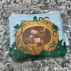 Disney Cinderella Mice Pumpkin Light Blue Wallet Orange Green Pattern — photo 1