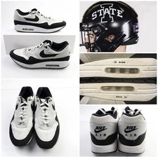 iowa state cyclones Team Issued Football Game Used Air Max 1 Shoes 12 Nike