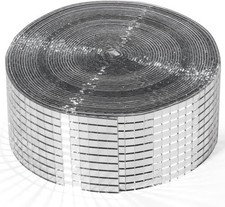 PP OPOUNT 16000 PCS Disco Ball Tiles, 1 Roll 5 x 5 mm Self-Adhesive Glass Mir...