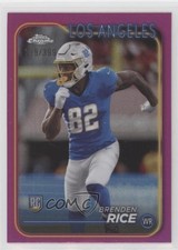 2024 Topps Chrome Rookies Magenta Refractor 178/399 Brenden Rice #241 1oa8