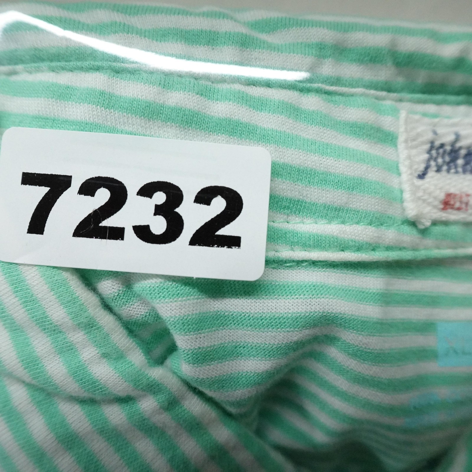 Johnnie-O Polo Shirt Mens XL Green White Stripe Cotton Soft Oakhurst Golf