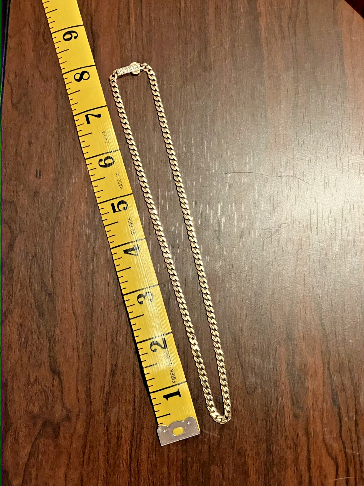 14K Yellow Gold Cuban Necklace