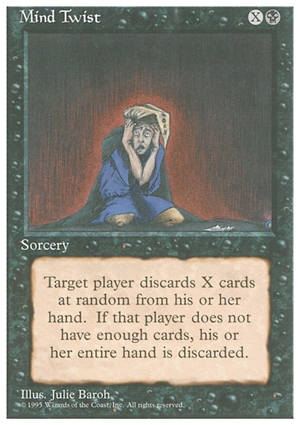 MIND TWIST x1 mtg NM 4th Edition 1 Rare UNPLAYED