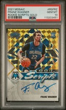 2021 PANINI MOSAIC ROOKIE SCRIPTS GOLD #RSFRZ FRANZ WAGNER PSA 10