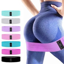 Fabric Resistance Hip Booty Bands Glute Thigh Elastic Workout Bands Squat Circle