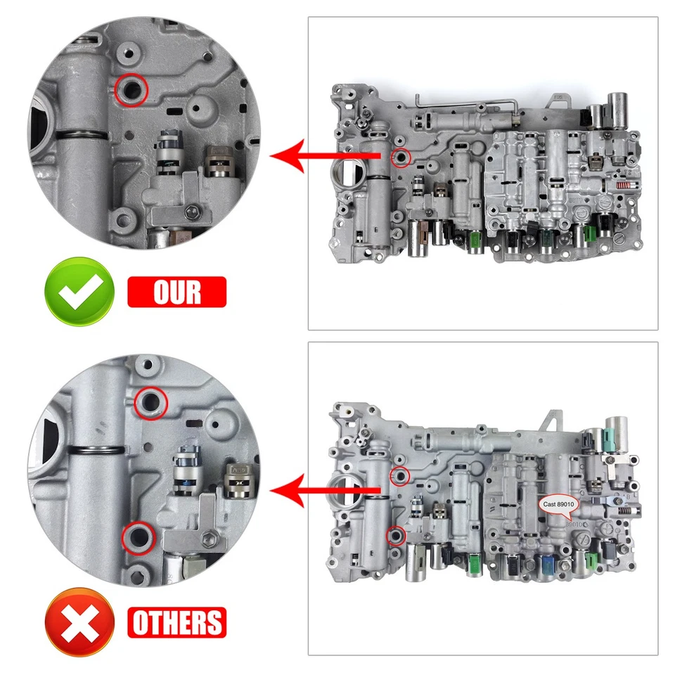 For 07-up Toyota TUNDRA Automatic Transmission Valve Body W/Solenoids AB60E 8870 Foto 2 de 4