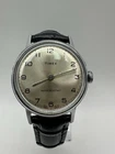 Timex Sprite Vintage Silver 30mm Mechanical Watch Great Britain Men’s