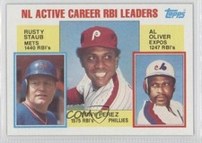 1984 Topps Career Leaders Rusty Staub Al Oliver Tony Perez #704 HOF 2u3