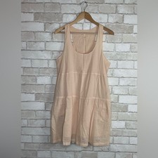 J. Crew 100% Cotton Scoop Neck Tiered Dress Size M