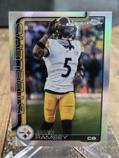 2025 Topps Chrome Jalen Ramsey Refractor #191 Pittsburgh Steelers