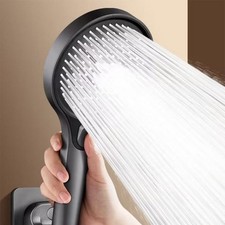 Easily Switch Modes on the 13 CM High Pressure Matte Black Shower Head New  