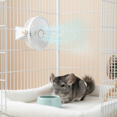 Pet Enclosure Fan Luftzirkulation Käfiglüfter Leise für Käfig, Tierkäfig