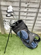Full Right Handed beginners Golf Club Set & Stand bag/