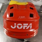 JOFA 51281 BOY RED HELMET SALMING GRETZKY STYLE IRBE 9,5X7,5 Inches