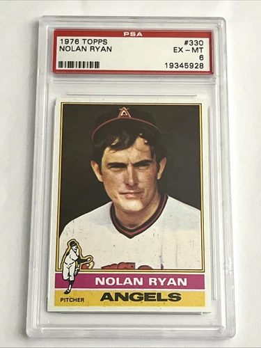 1976 Topps - Nolan Ryan #330 PSA 6 - ANGELS VINTAGE ORIGINAL
