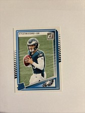 2025 Panini Donruss #325 Kyle McCord Base Rated Rookie Philadelphia Eagles NFL