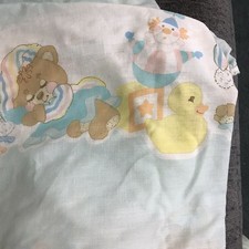 Morgan Teddy Beddy Bear Baby Yellow Duck 25x50 Crib Sheet