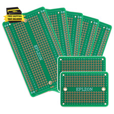 Solderable Breadboard PCB Board Gold-Plated Solder Breadboard for DIY Electronic