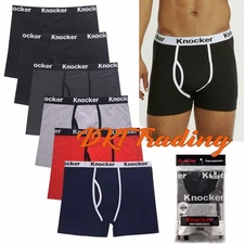 12 Pack Lot Men's Boxer Briefs Stretch Cotton Multi Color Underwear Trunk S-3XL