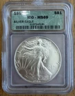 1986 American Silver Eagle ASE S$1 ICG MS69 First Year of Issue