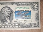 1976 $2 TWO Dollar Kankakee IL Stamp Note old u.s. currency Chicago Illinois — photo 2