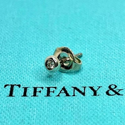 Tiffany & Co. By the Yard Diamond Earring Silver 925 Unisex Used Single Stud - Image 1 of 4