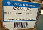 GOULD SHAWMUT A70P800-4 800 AMP FUSE (NOS)