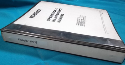 KOBELCO SK210LC-6E SK250LC-6E EXCAVATOR OPERATION & MAINTENANCE MANUAL BOOK