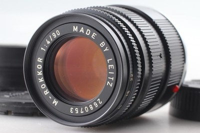  [N MINT -] Minolta M-ROKKOR 90mm f4 Lens CL CLE Leica M Mount by Leitz JAPAN