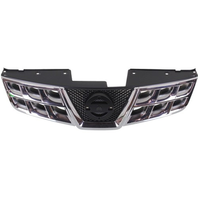 #ad Grille For 2011 2013 Nissan Rogue 2014 15 Rogue Select Chrome Shell Black Insert $89.74